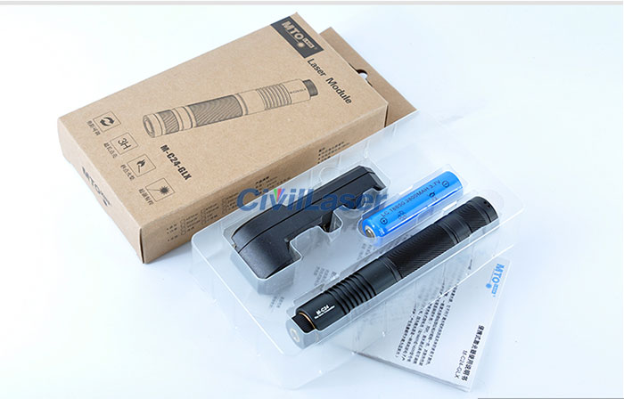 Mobile Operation Without External Power Supply 450nm 1W 1.6W Foucs Adjustable Blue 레이저 모듈 Dot